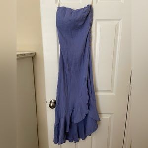 Free people made me blush midi in blue iris XS
